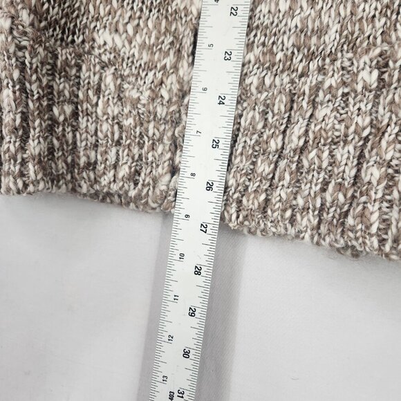 BKE Boutique Zip Up Cardigan Sweater Women's M Brown Studded Western Embellished - Picture 6 of 8